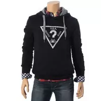 hombre guess populaire chaqueta hoodie oarai noir